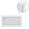 vidaXL Basement Window "RISOR" 110x70 cm Tilt&Turn DIN Left White