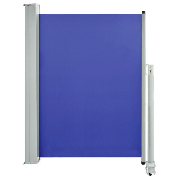 vidaXL Patio Retractable Side Awning 100x300 cm Blue