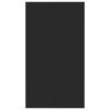 vidaXL Book Cabinet/Sideboard Black 66x30x98 cm Engineered Wood