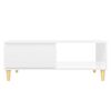 vidaXL Coffee Table High Gloss White 90x60x35 cm Engineered Wood