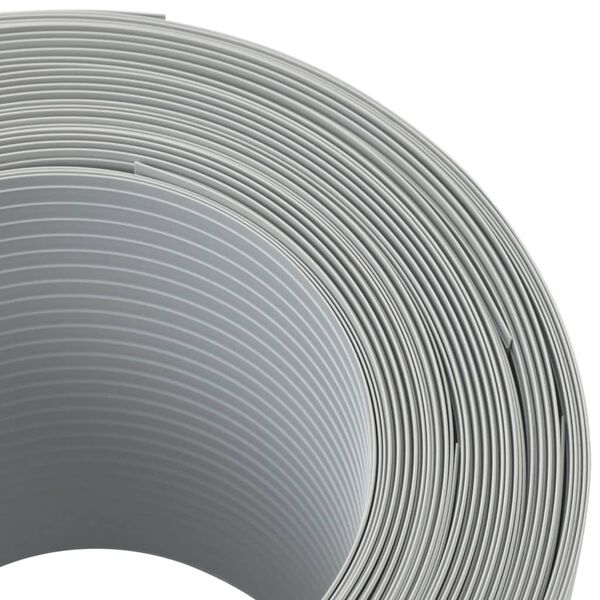 vidaXL Garden Privacy Screens 10 pcs Light Grey 252.5x19 cm PVC