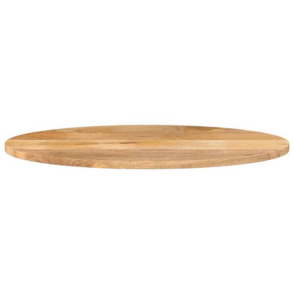 vidaXL Table Top 120x60x2.5 cm Oval Solid Wood Mango