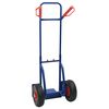 vidaXL Hand Trolley Blue and Red 49.5 x 53 x 114 cm Steel