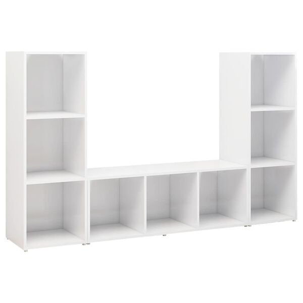 vidaXL | TV Cabinet | 3 pcs 37 x 35 x 107.5 cm
