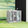 vidaXL Golf Cabinet Plain Concrete Grey 102 x 45 x 85.5 cm
