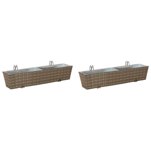 vidaXL Railing Metal