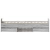 vidaXL Bed Frame without Mattress Grey Sonoma 90x190 cm Single