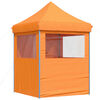 vidaXL Party Tent Folding Orange 200 x 200 x 306 cm Oxford Fabric
