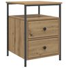 vidaXL Bedside Cabinets 2 pcs Artisan Oak 44x45x60 cm Engineered Wood