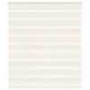 vidaXL Zebra Blind Marble Beige 125x150 cm Fabric Width 120.9 cm Polyester