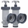 vidaXL Pool Plunger Valves 2 pcs