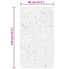 vidaXL Rug HUARTE Short Pile Soft and Washable Anthracite 80x150 cm