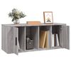 vidaXL TV Cabinet Grey Sonoma 100x35x40 cm Engineered Wood