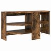 vidaXL Corner TV Cabinet Smoked Oak 102 x 40.5 x 45 cm Engineered Wood