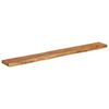 vidaXL Wall Shelf 140x20x2.5 cm Rectangular Solid Wood Acacia Live Edge
