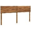 vidaXL Live Edge Headboard ROSTOCK Natural 180 cm Solid Acacia Wood