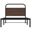 vidaXL Bed Frame Without Mattress 90x200 cm Brown Oak Engineered Wood