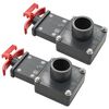 vidaXL Pool Gate Valve | Black | ABS | 1.5 inch fitting | Durable