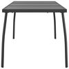 vidaXL Garden Table Anthracite 165x80x72 cm Steel Mesh