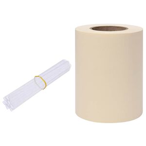 vidaXL Garden Privacy Screen PVC 35x0.19 m Cream