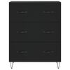 vidaXL Sideboard Black 69.5x34x90 cm Engineered Wood