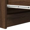 vidaXL Sideboard Brown Oak 80x35x99 cm Engineered Wood
