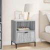 vidaXL with Drawer Grey sonoma 49 x 36 x 61 cm Engineered wood