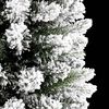 vidaXL Artificial Christmas Tree with 300 LEDs Green and white 240 cm