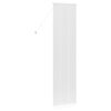 vidaXL Window Blind with Curtains Manual White Aluminium