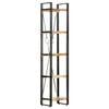 vidaXL 5-Tier Bookcase 39x30x180 cm Solid Mango Wood