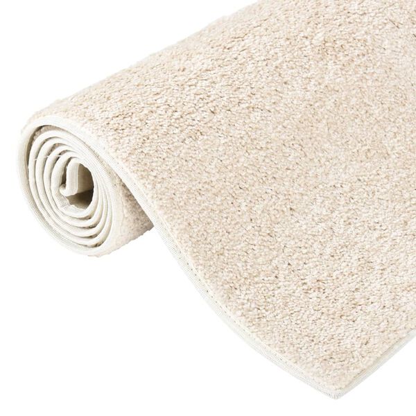 vidaXL Soft Pile Rug Anti-slip 57x150 cm Beige