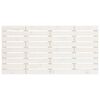 vidaXL Wall Headboard White 146x3x63 cm Solid Wood Pine