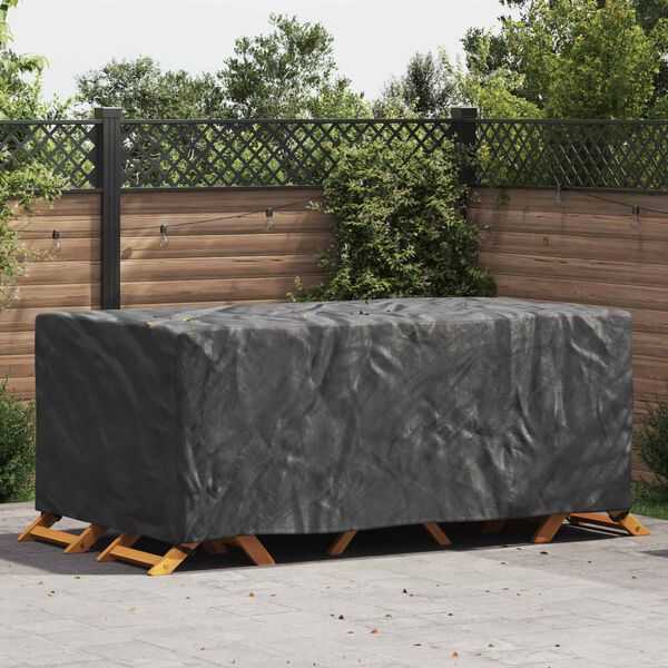 vidaXL Furniture Cover Plain Black 240 x 110 x 70 cm 420D
