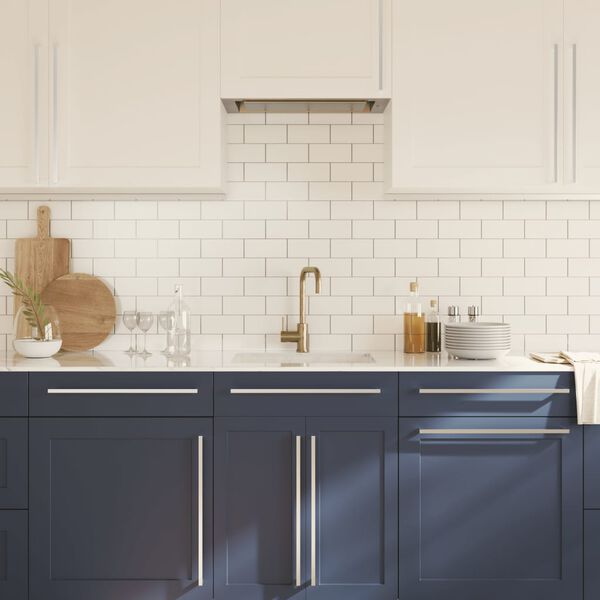 vidaXL Cabinet Handles 10 pcs Silver 480 mm Stainless Steel