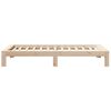 vidaXL Bed Frame without Mattress 100x200 cm Solid Wood Pine