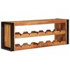 vidaXL Wine Rack Brown 120 x 45 x 33 cm Solid Acacia Wood