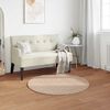 vidaXL Faux Rabbit Fur Rug Olite Taupe &Oslash; 120 cm Polyester