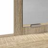 vidaXL Dressing Table Sonoma Oak 100 x 41 x 140 cm Engineered Wood