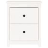 vidaXL Bedside Cabinets 2 pcs White 50x35x61.5 cm Solid Wood Pine