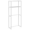 vidaXL Washing Machine Shelf White 70 x 27 x 136 cm Aluminium