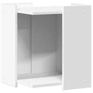 vidaXL Cat Litter Box Enclosure White 42 x 42 x 51 cm