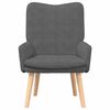 vidaXL Armchair Dark Grey 63 x 67 x 94 cm Sherpa Fabric