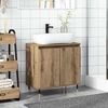 vidaXL Bathroom Cabinet Artisan Oak 58x33x60 cm Engineered Wood