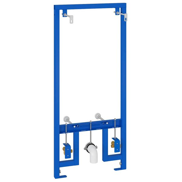 vidaXL Bathroom Wall Support Height Adjustable Blue 50 x 3 x 112 cm