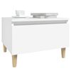 vidaXL Side Table White 50x46x35 cm Engineered Wood