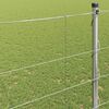 vidaXL Field Fence Silver 50 x 1.5 m Galvanised steel