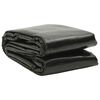 vidaXL Rectangular Pool Cover 1200x600 cm PE Black