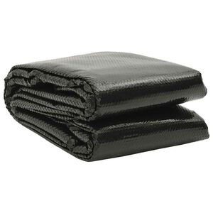 vidaXL Rectangular Pool Cover 1200x600 cm PE Black