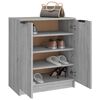 vidaXL Shoe Cabinet Grey Sonoma 59x35x70 cm Engineered Wood