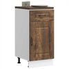 vidaXL Kitchen Base Cabinet Kalmar Smoked Oak Engineered Wood